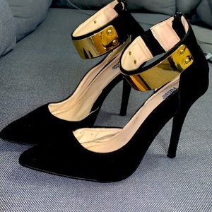 Gold buckle heel size 10